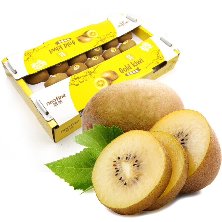 悠然 四川金艳黄心猕猴桃 30-33粒原箱装 约3kg 新鲜水果