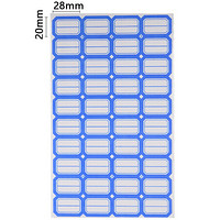 TANGO 天章 不干胶标签贴纸蓝色自粘性标贴不干胶打印纸 40枚/张(28mm×20mm) 60张/包