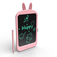 乐亲（LECHIN）儿童玩具早教无尘写字板涂鸦绘画工具液晶手写板画板单色8.8寸粉色兔子Q6-B