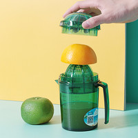 巨博(JOBO) 压汁机榨汁杯手动榨汁机 榨汁器 压汁器 橙子石榴西瓜压汁 绿色款ZZBL