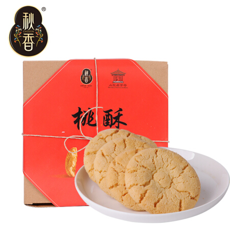 秋香 老字号鲜蛋桃酥 500g