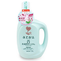 日本进口 亲皙（ARAU）saraya（莎罗雅）天竺葵洗衣液  1.2L/瓶 无磷洗衣皂液 手洗机洗无添加