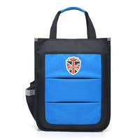 咔米嗒（KAMIDA）补习袋小学生手提袋儿童防水补习包补课手提书包 蓝色bag510