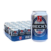 贝克（Beck's）啤酒 无醇啤酒 330ml*24听 德国进口 整箱装