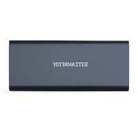 Yottamaster M.2 NGFF/SATA移动硬盘盒USB 3.1 Type-C接口SSD固态硬盘盒笔记本电脑铝合金外盒盒 M2G10-C3