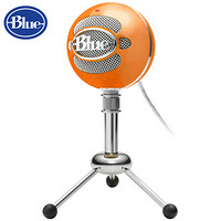 Blue Snowball 雪球USB电容麦克风 三种拾音模式 即插即用 电脑K歌YY游戏唱吧录音 橙色