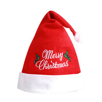 爸爸妈妈（babamama）圣诞帽子  5个装圣诞头饰机绣英文圣诞帽 圣诞节装饰品  B9023