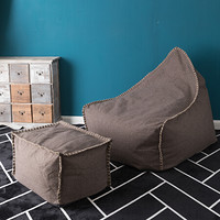 紫叶（ziye）懒人沙发豆袋单人创意小户型客厅卧室布艺躺椅懒人榻榻米沙发