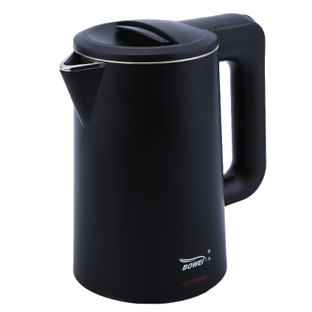 卡质（KAZHI）厨具用品 0.8L 磨砂白 304不锈钢自动断电保温热水器 双层防烫电热水壶