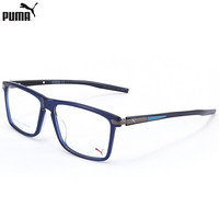 彪马(PUMA)眼镜框男 镜架 透明镜片蓝色镜框PU0257O 004 56mm