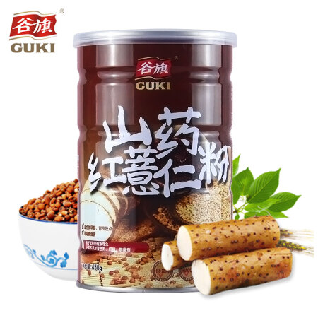 中国台湾 谷旗山药红薏仁粉450g 早餐谷物代餐粉