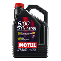 摩特（MOTUL）6100 科技合成发动机润滑油 5W40 SN级 A3/B4 5L