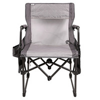 MAC 钓鱼椅子 美术生折叠椅子豪华扶手椅折叠椅导演椅沙滩椅 灰色