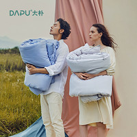 大朴（DAPU）被芯 可水洗春秋被子 四季盖被 纯棉双人暖气被 青春系列 冰川灰 200*230cm