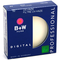 B+W 52mm PRO UV 铜圈单层镀膜UV镜