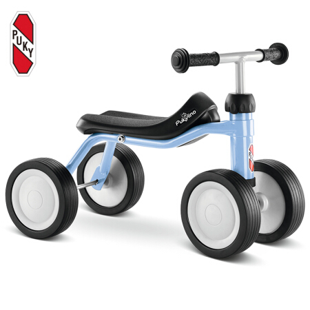 puky德国儿童平衡车幼儿学步车助步车1岁以上小孩扭扭车原装进口LINO4016海蓝