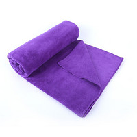 硕基 大号加厚擦车巾《尺寸160公分*60公分》洗车毛巾 高品质超细纤维 擦车毛巾吸水毛巾 400克  紫色