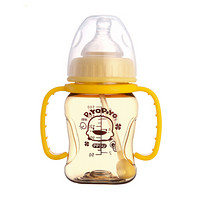 黄色小鸭（PIYOPIYO）  ppsu耐摔婴幼儿宽口径重力球奶瓶180ml 330168