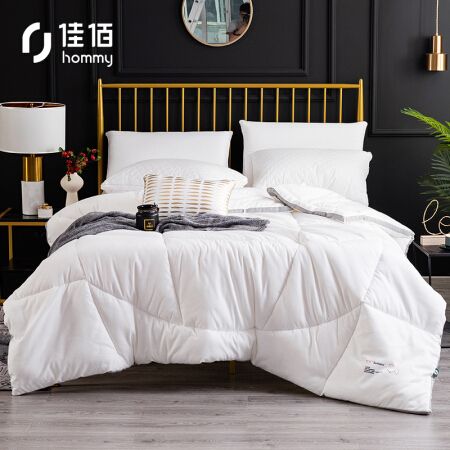 佳佰 被子 被芯 杜邦科技纤维被子 秋冬被 舒柔四季盖被 单双人 白色 200*230cm