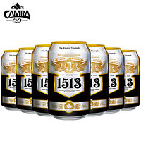 英国凯爵（CAMRA）1513 啤酒 8°P凯旋黑罐330ml*6听易拉罐装