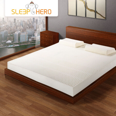 睡眠英雄（SleepHero）泰国进口乳胶床垫 天然橡胶榻榻米 93%乳胶含量 90D密度 150*200*5cm