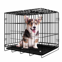 宠星人 狗笼子小型犬猫笼子宠物笼子大型犬带厕所家用室内中型犬折叠宠物笼