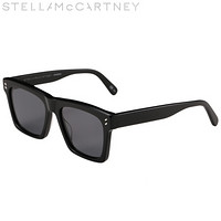 丝黛拉麦卡妮(StellaMcCartney)太阳镜男 墨镜 烟灰色镜片黑色镜框SC0172S 001 53mm