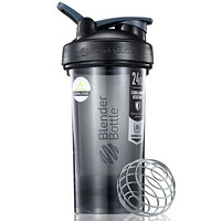 Blender Bottle 摇摇杯运动健身水杯蛋白粉奶昔杯Tritan材质男女士塑料杯 黑色约702ml