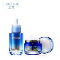 兰芝 (LANEIGE) 致美紧颜精华40ml&眼霜20ml套组 (赠洛斐键盘 售完即止）(补水保湿 护肤品套装)