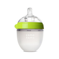 可么多么（COMOTOMO）新生儿宽口径硅胶奶瓶配奶嘴150ml韩国原装进口（绿色）