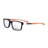NIKE 耐克 中性款黑色镜框橘色镜腿全框光学眼镜架眼镜框 7924AF 404 54MM