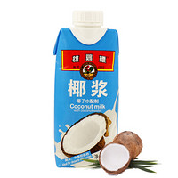 马来西亚进口 雄鸡标（AYAM BRAND）椰浆 含49%椰子水 330ml