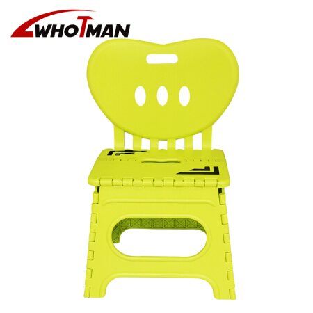 沃特曼WhotMan 折叠椅塑料折叠凳便携式家用小椅子创意小板凳幼儿园小马扎9991