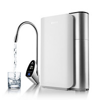 碧水源（Originwater）净水器 家用直饮纳滤净水机 TDS实时显示超薄机身 厨下版DE9701（银白色）