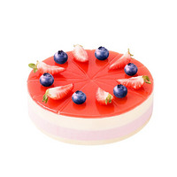 贝思客 鲜莓物语水果生日蛋糕 冷藏冷链配送 1磅