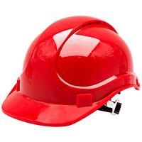 勒塔(LETA) 安全帽红色款带透气孔 ABS 电力 工地 工程 工业 建筑 防砸抗冲击LT-PPE561