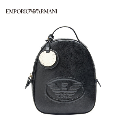 EMPORIO ARMANI 阿玛尼奢侈品19秋冬新款女士双肩背包 Y3L036-YH18A BLACK-80001 U