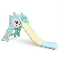 爸爸妈妈（babamama）室内滑梯 小型家用儿童玩具滑梯 塑料婴幼儿园宝宝滑梯可折叠 小狐狸蓝色B8006