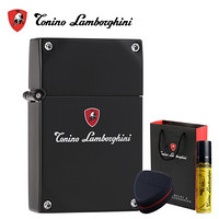 Tonino Lamborghini 德尼露·兰博基尼打火机充气打火机蓝焰直冲防风打火机生日节日礼物TTR017040-珠光黑