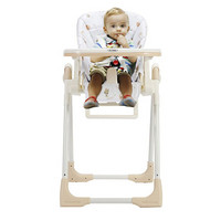 晨辉（CHBABY）儿童餐椅多功能皮质折叠便携式宝宝椅可坐可躺婴儿吃饭座椅餐桌椅A502A 卡通