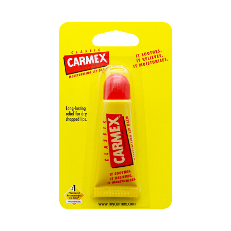 CARMEX 小蜜媞 修护唇膏（管装） 经典原味10g 美国进口小蜜缇润唇膏四季保湿滋润