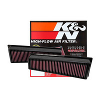 K&N美国进口高流量空滤可清洗重复使用适用于 X5 M X6 M   33-2449