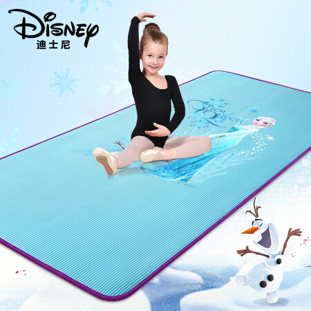 迪士尼（disney）正版授权儿童瑜伽舞蹈垫 冰雪奇缘限定款90CM加宽舞蹈练习垫 防滑亲子游戏运动垫玩耍地垫