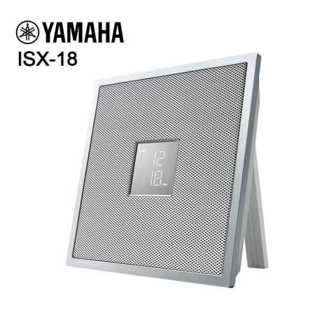 雅马哈（YAMAHA）ISX-18 音响音箱 迷你音响 时尚闹钟音响 桌面音响 蓝牙音响 白色