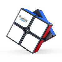 GAN魔方Rubiks二阶联名初学者比赛魔方专用顺滑减压速拧儿童益智玩具男孩女孩礼物套装 彩色贴片版（定制款）