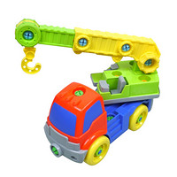 爸爸妈妈（babamama）可拆卸吊车 儿童户外沙滩玩具 工程车男孩-6岁工程车男孩玩具 33728