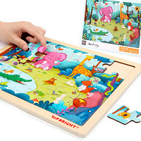 特宝儿（topbright）森林动物拼图 24片儿童拼图玩具宝宝木质拼图男孩女孩儿童玩具2-3岁-6岁