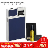 保时捷（PORSCHE DESIGN）P3632.06打火机高档精品充气发火机 男士送礼生日礼物 直冲蓝焰 防风打火机