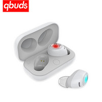 qbuds(乔耳) mini 真无线蓝牙耳机半入耳式迷你隐形耳塞式运动TWS耳机苹果华为小米手机通用超长待机 白色