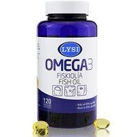 Lysi 丽喜 冰岛深海omega3鱼肝油补脑增强记忆力 120粒/罐 *2件